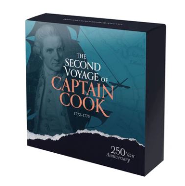 Niue Captain Cook Terra Australis 2025 Silbermünze 1 oz Proof