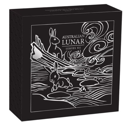 Australien - Lunar III Hase BU gilded 2023