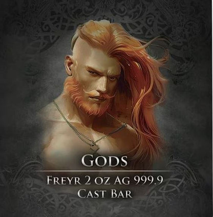Germania - 2oz Götter Freyr Barren 2024