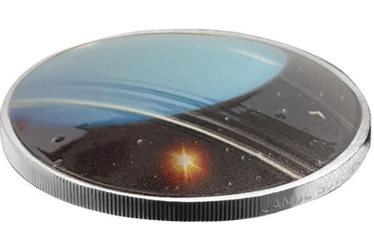 Uranus The Solar System 2022 1 oz Silber Domed Coin