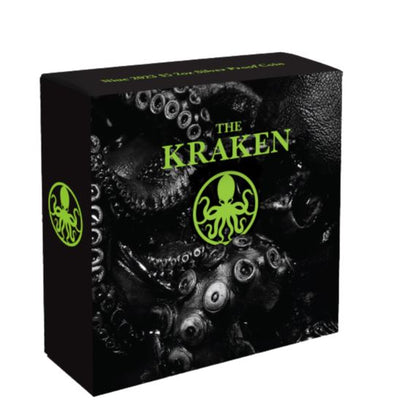 The Kraken 2023 Niue 2 oz Silbermünze