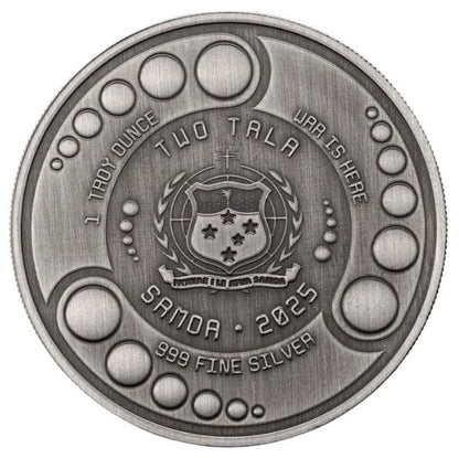 Alien 2025 Antiqued Silbermünze 1 oz Samoa
