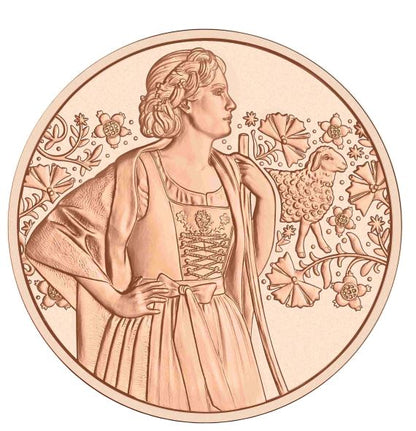 10 Euro Kupfermünze 2026 Aufjuchazn – Loden Österreich