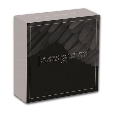 Australien Schwan 2020 5 oz Silber High Relief PP Perth Mint