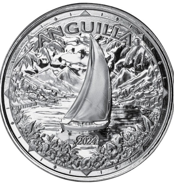EC8 Anguilla Regatta 2024 1 oz Silbermünze