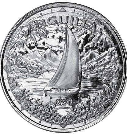 EC8 Anguilla Regatta 2024 1 oz Silbermünze
