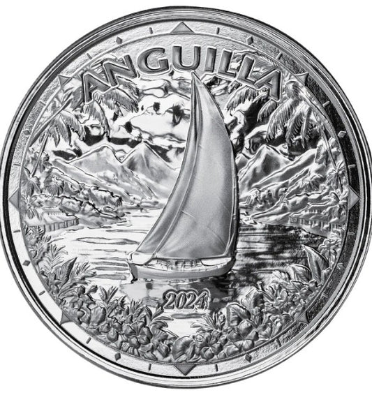 EC8 Anguilla Regatta 2024 1 oz Silbermünze