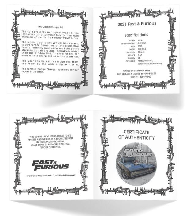 Niue - 2oz Fast & Furious 2024 UHR