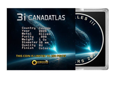 Canada 3i CANADATLAS 2025 1 Unze Silbermünze coloriert