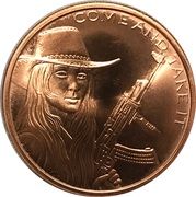 1oz Kupfer #87 Come and Take It