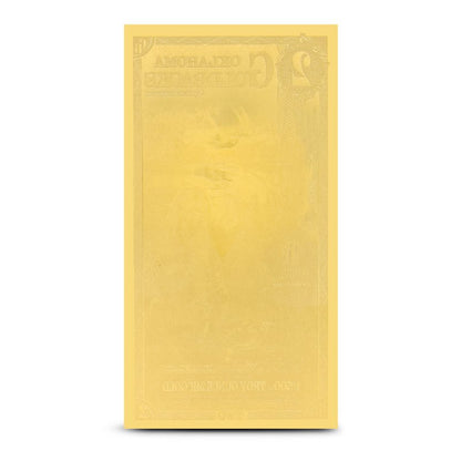 Oklahoma Goldback Goldnote 1/500 oz