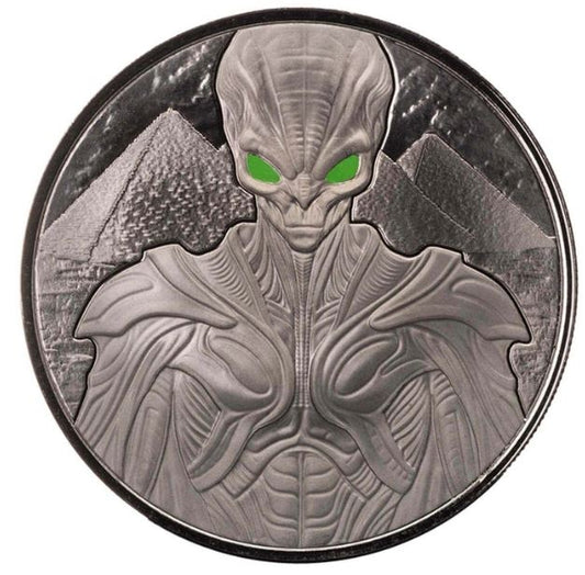 Alien 2025 Rhodium Silbermünze 1 oz Samoa
