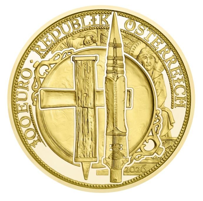 Österreich - 100 Euro Goldmünze Symbole des Göttlichen 2026