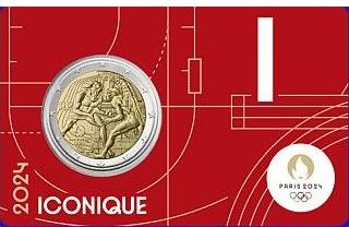 Frankreich 2€ 2024 - Olympia 2024 CC rot