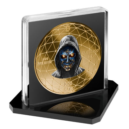 Satoshi Silver - #7 Whale Bitcoin Gold + Weißes Platin in ApoPAXX