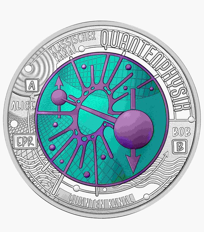 25 Euro Silber Niob Münze 2026 Quantenphysik HGH Österreich