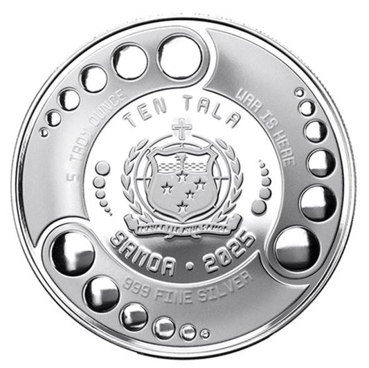 Alien Architects 2025 5 oz Silbermünze Samoa