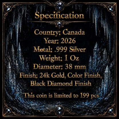 Kanada - Maple Leaf Azure Death Black Diamond Dust 2026