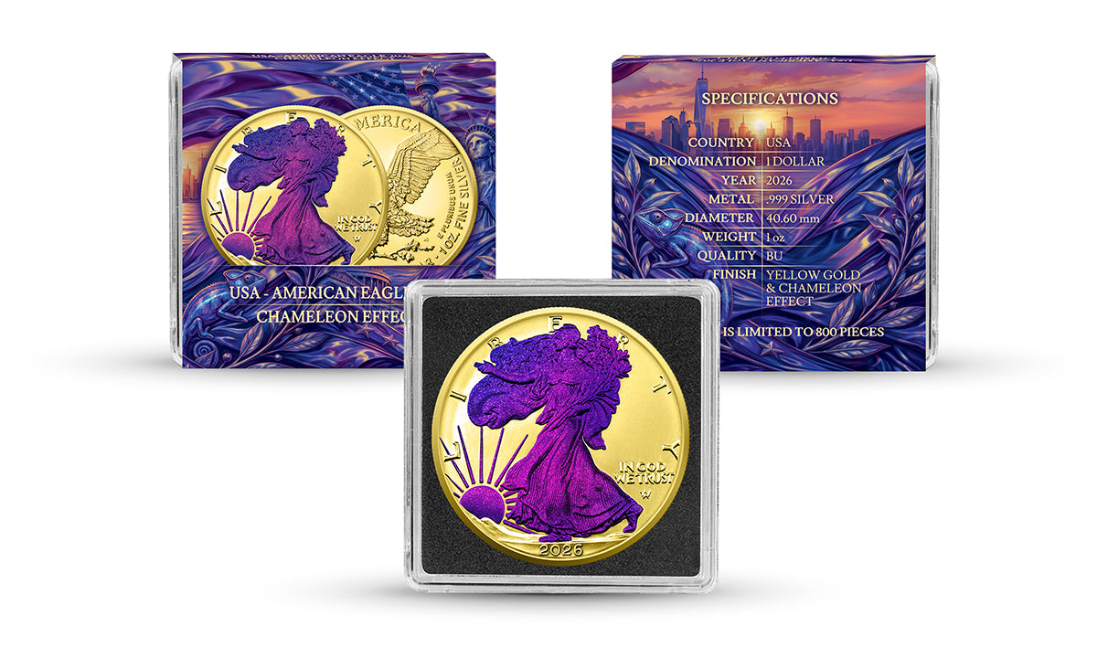 USA - Silver Eagle Chameleon Effekt  2026