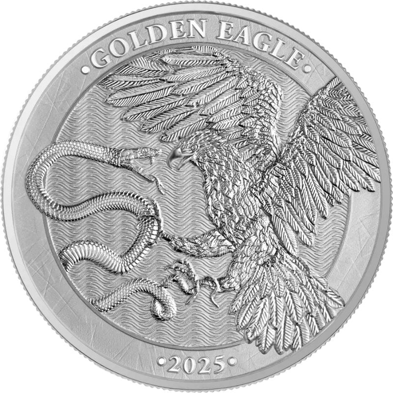 Silbermünze 1 oz 2025 Malta Golden Eagle, Germania Mint, Originalkapsel

