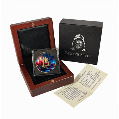 Satoshi Silver - Christmas 2025 Unlimited Edition Holz Etui
