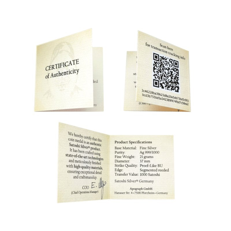 Satoshi Silver - Christmas 2025 Unlimited Edition ApoPAXX
