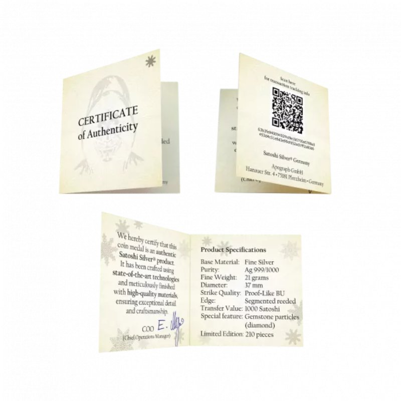 Satoshi Silver - Christmas 2025 Limited Edition