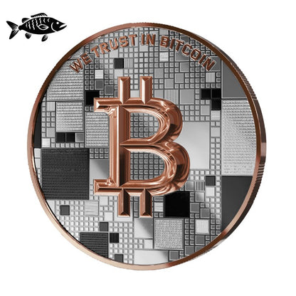 Satoshi Silver 2026 - #4 Fish Bitcoin im Holz Etui
