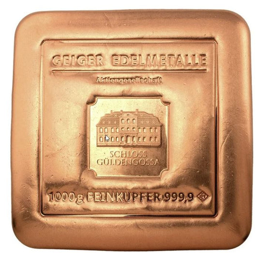 Geiger - 1 kg Kupferbarren