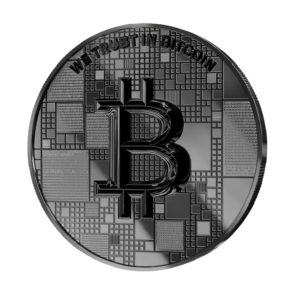 Satoshi Silver Genesis Edition 2027 21 g Silber Ruthenium Bitcoin