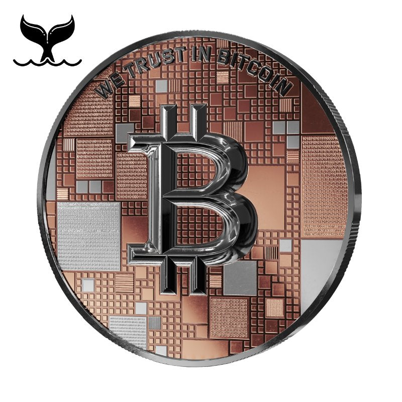 Satoshi Silver 2026 - #8 Humpback Bitcoin in Acrylbox