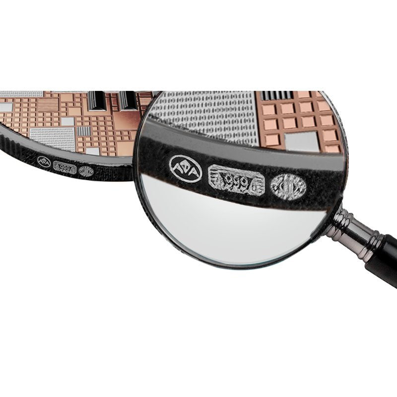 Satoshi Silver 2026 - #8 Humpback Bitcoin in Acrylbox