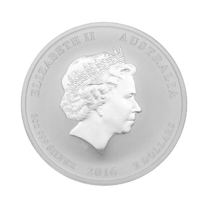 Australien 2oz - Lunar II Affe 2016