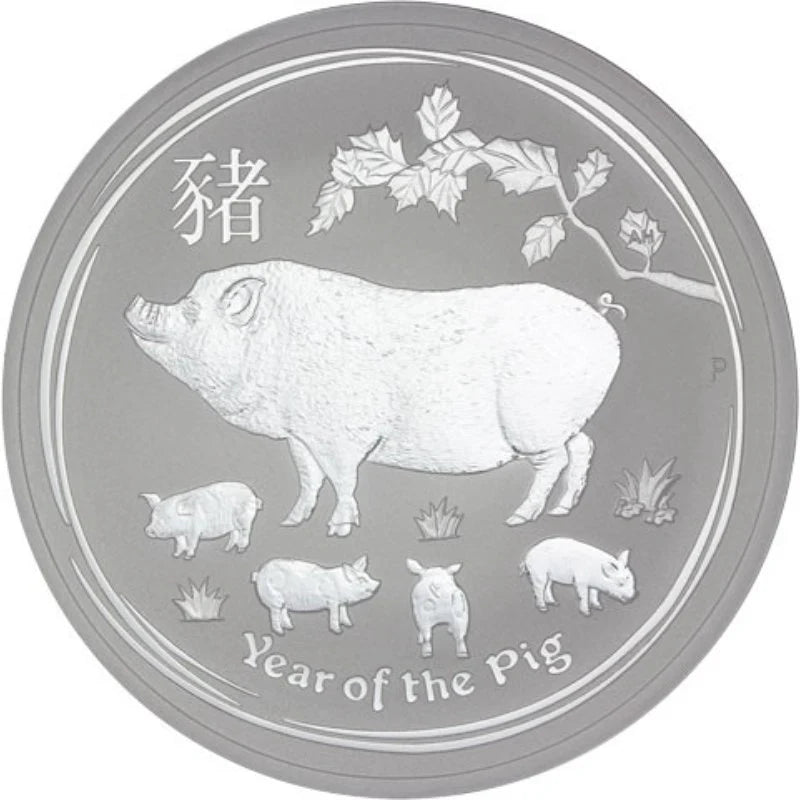 Australien 2oz - Lunar II Schwein 2019