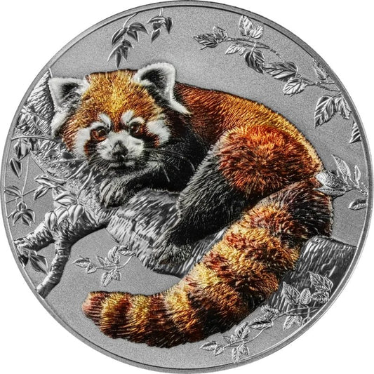 Niue - 2oz Red Panda High Relief