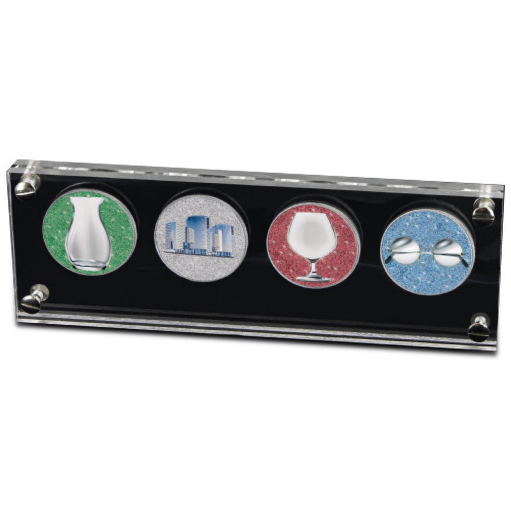 Kanada Maple Leaf 2022 „Year of Glass“ – 4× 1 oz Silber Four Seasons Set