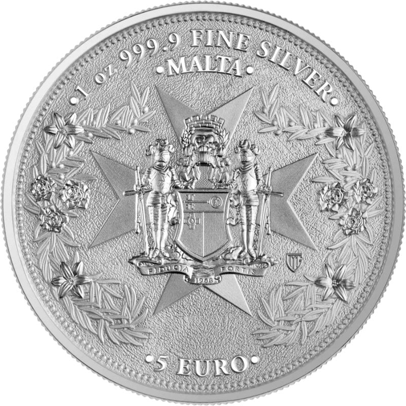 Silbermünze 1 oz 2025 Malta Golden Eagle, Germania Mint, Originalkapsel

