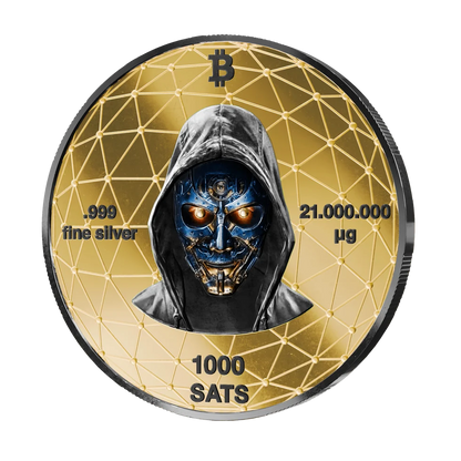 Satoshi Silver Heritage Limited Edition 2027 21 g Silber Gold Schwarzplatin