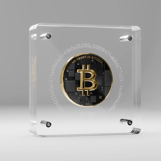 Satoshi Silver - Prestige Limited Edition 2027 Acrylblock
