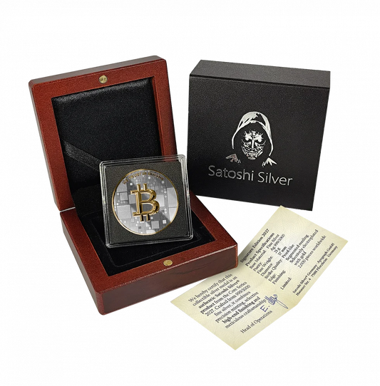 Satoshi Silver - Signature Limited Edition 2027 Holz Etui