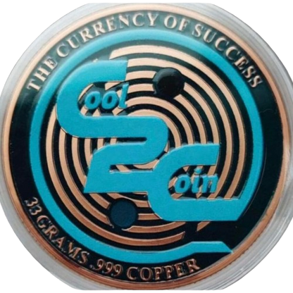 Kupfermünze Lunar Drache 2024, Cool2Coin, 33 g, coloriert, in Kapsel und Box

