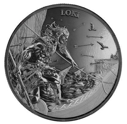 Germania - Ragnarök Loki 1 oz Black Silver BU 2025