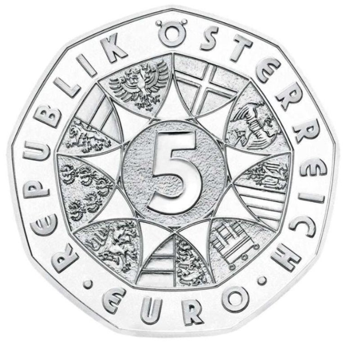 5 Euro Silber 2003 Wasserkraft hgh