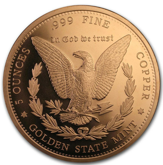 5oz Kupfer Morgan Adler