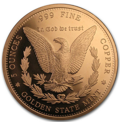 5oz Kupfer Morgan Adler