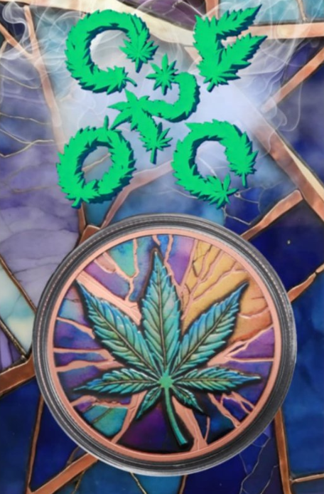 1oz Kupfer 420 Series Cannabis