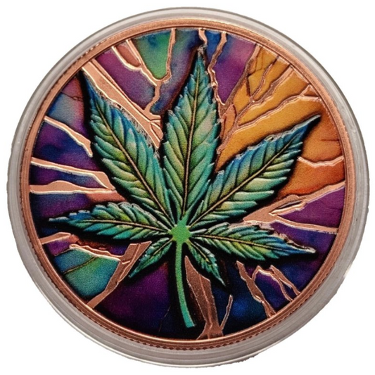 1oz Kupfer 420 Series Cannabis