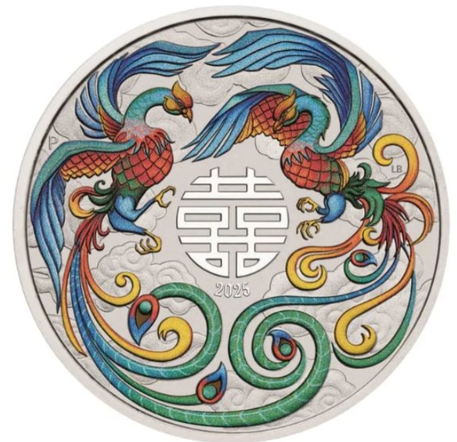 Australien - Mythen Doppel Phönix blau 2025 im Blister