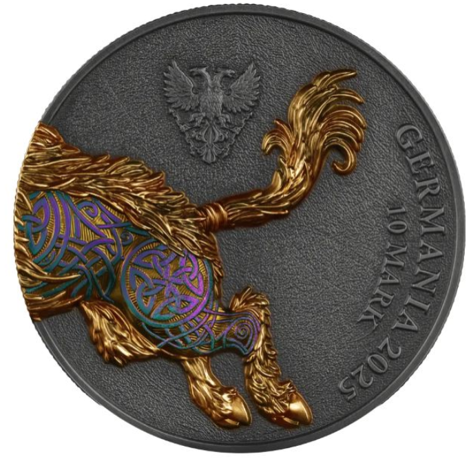 Germania - 2oz Gullinbursti Ultra Double High Relief 2025