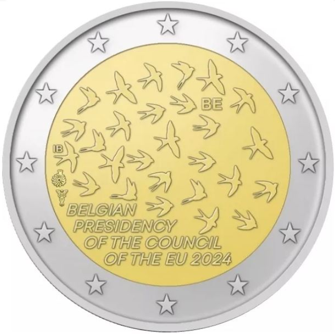 Belgien 2€ 2024 - EU Präsidentschaft lose